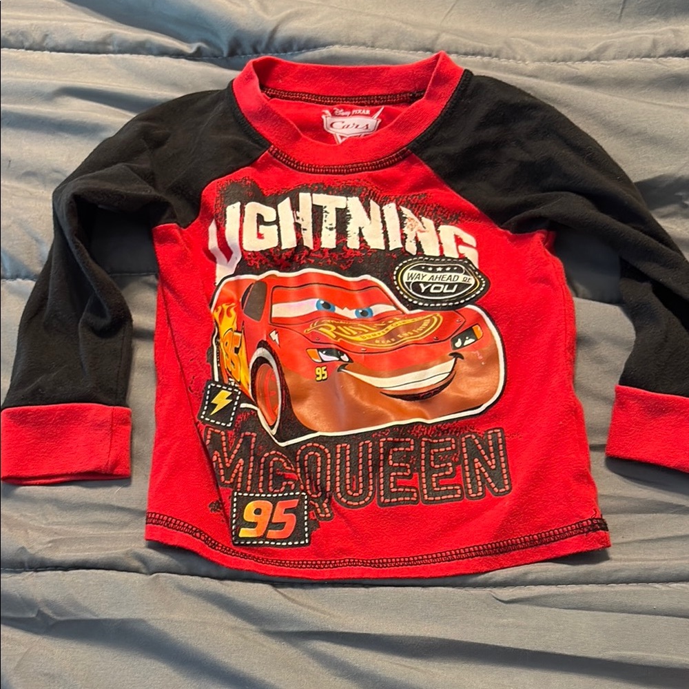 Red Lightning McQueen Long Sleeve Shirt